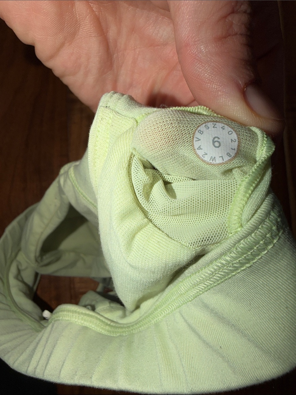 lululemon athletica Pale Mint Crisscross Strappy Sports Bra - Picture 3 of 3